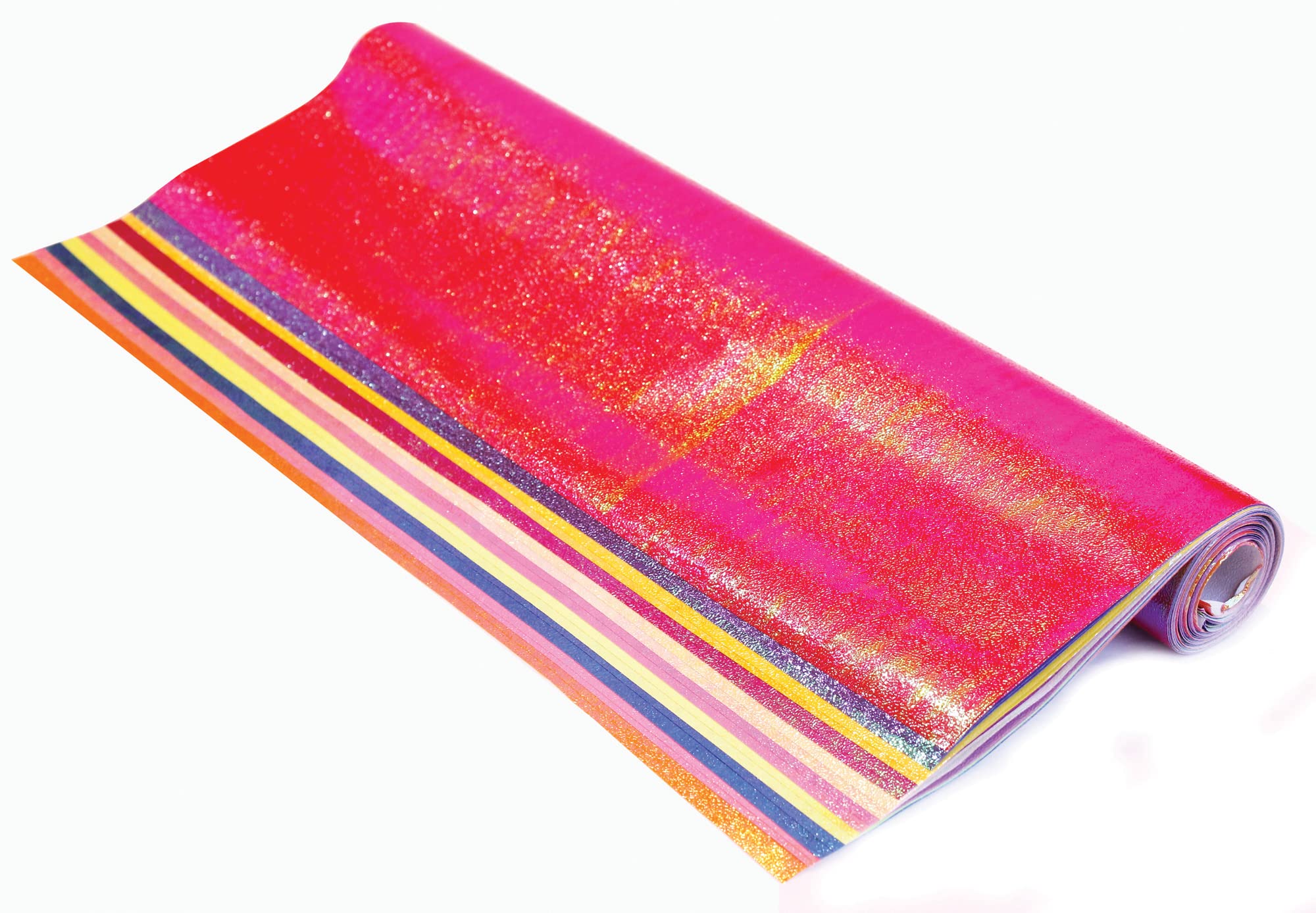 50 x 70cm Iridescent Poster Paper Rolls Assorted Pack of 20