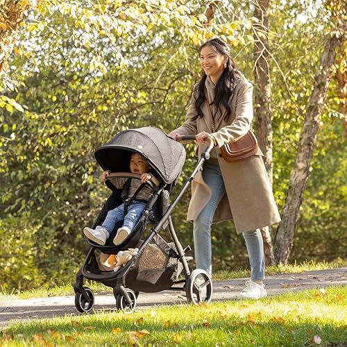 Miniatura 8 de Evenflo Shyft Intuiti Sistema de viaje con Revolve180 LiteMax NXT giratorio orientado hacia atrás ligero prematuro y asiento infantil para automóvil