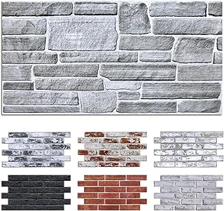 14 Modern Kitchen Interior Ideas with Clean Lines 57 Commomy 12pcs Faux Stone 3D Wall Panels Peel and Stick - 22.8