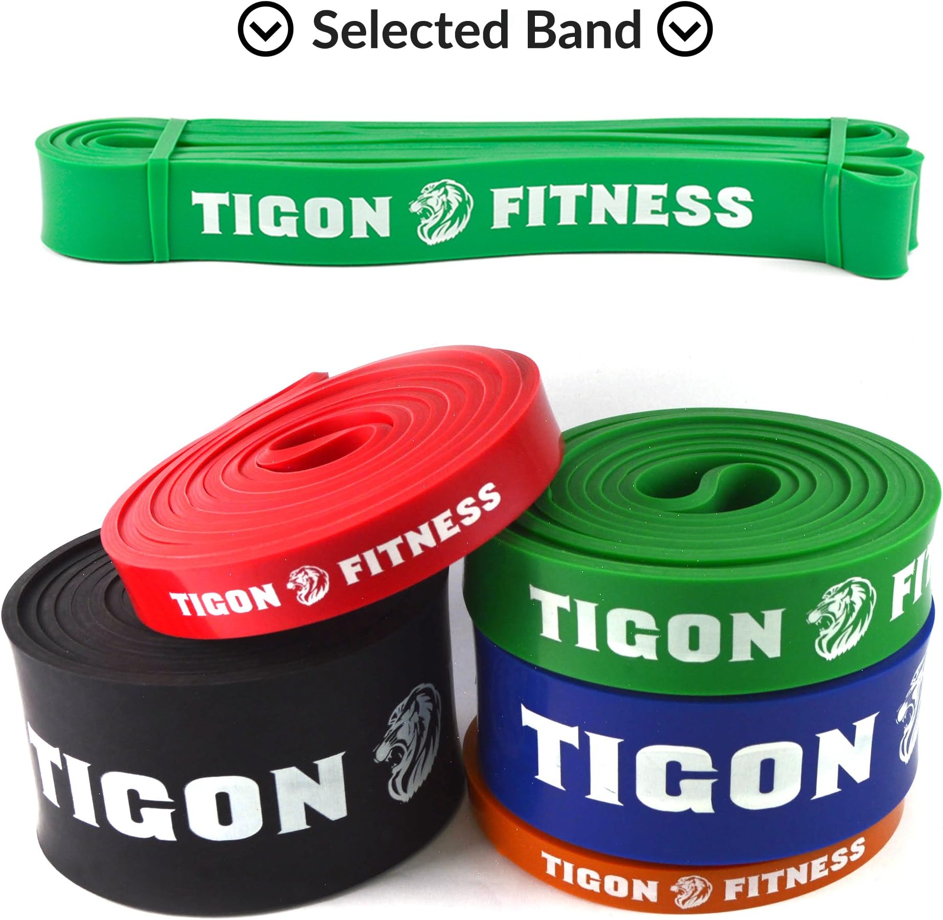 Exercise Bands Best for Resistance Workout from Tigon Fitness. Choose your Band for Pull up Assist, Physical Therapy, Stretching, Flexibility or Crossfit. Full Body Training at your Home Gym, Portable with our Case, Improve your Core Strength Today!!