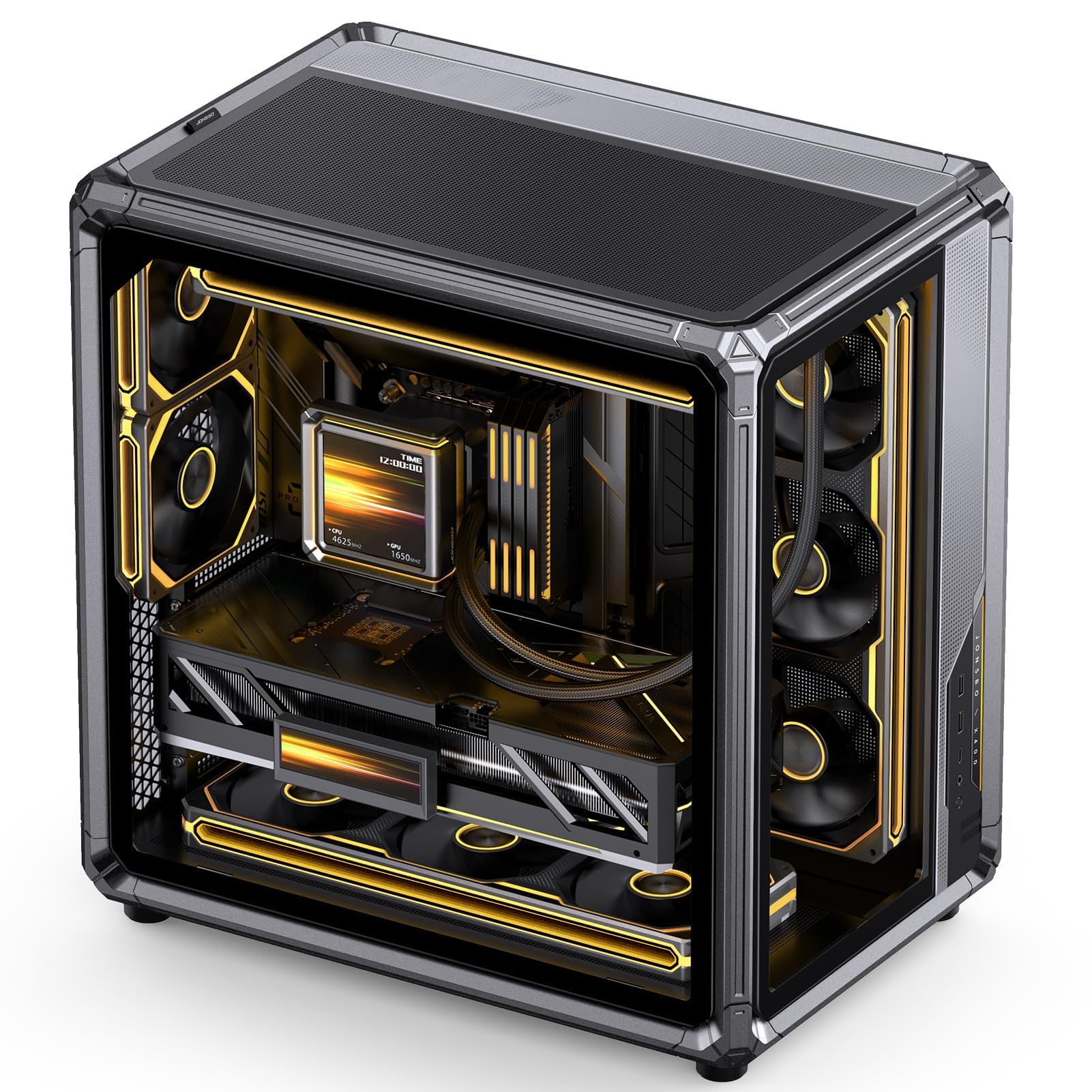 Amazon.com: JONSBO X400 Gray ATX PC Case, Back-Connect Desktop