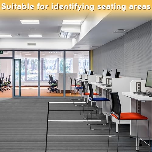 Miniatura 10 de Zonon 6 rollos de tiras marcadoras de alfombra de 150 pies, cinta de suelo para aula, marcadores de alfombra de nailon para suministros escolares,