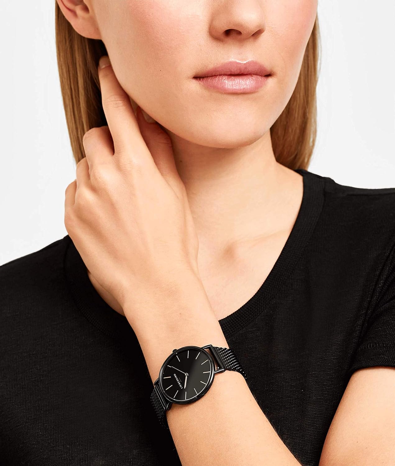 Liebeskind Analogue Quartz Watch with Stainless Steel Strap Ip Black-black Single