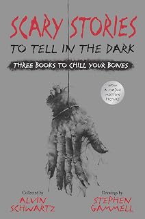 Scary Stories to Tell in the Dark: Complete 3-Book Hardcover Set by Alvin Schwartz & Stephen Gammell Art – Ultimate Horror Collection for Kids & Adults