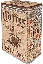 Nostalgic-Art Retro Coffee Canister 1.3 Litre Coffee Sack - Gift Idea for Coffee Fans Tin Tin with Aroma Lid Vintage Design
