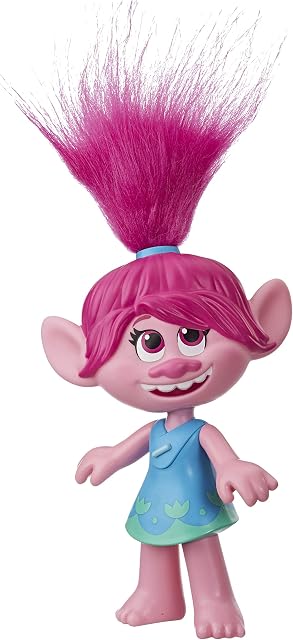 DreamWorks Trolls World Tour Superstar Poppy Doll, Sings Trolls Just Want to Have Fun, Singing Doll, Toy for Kids 4 and Up