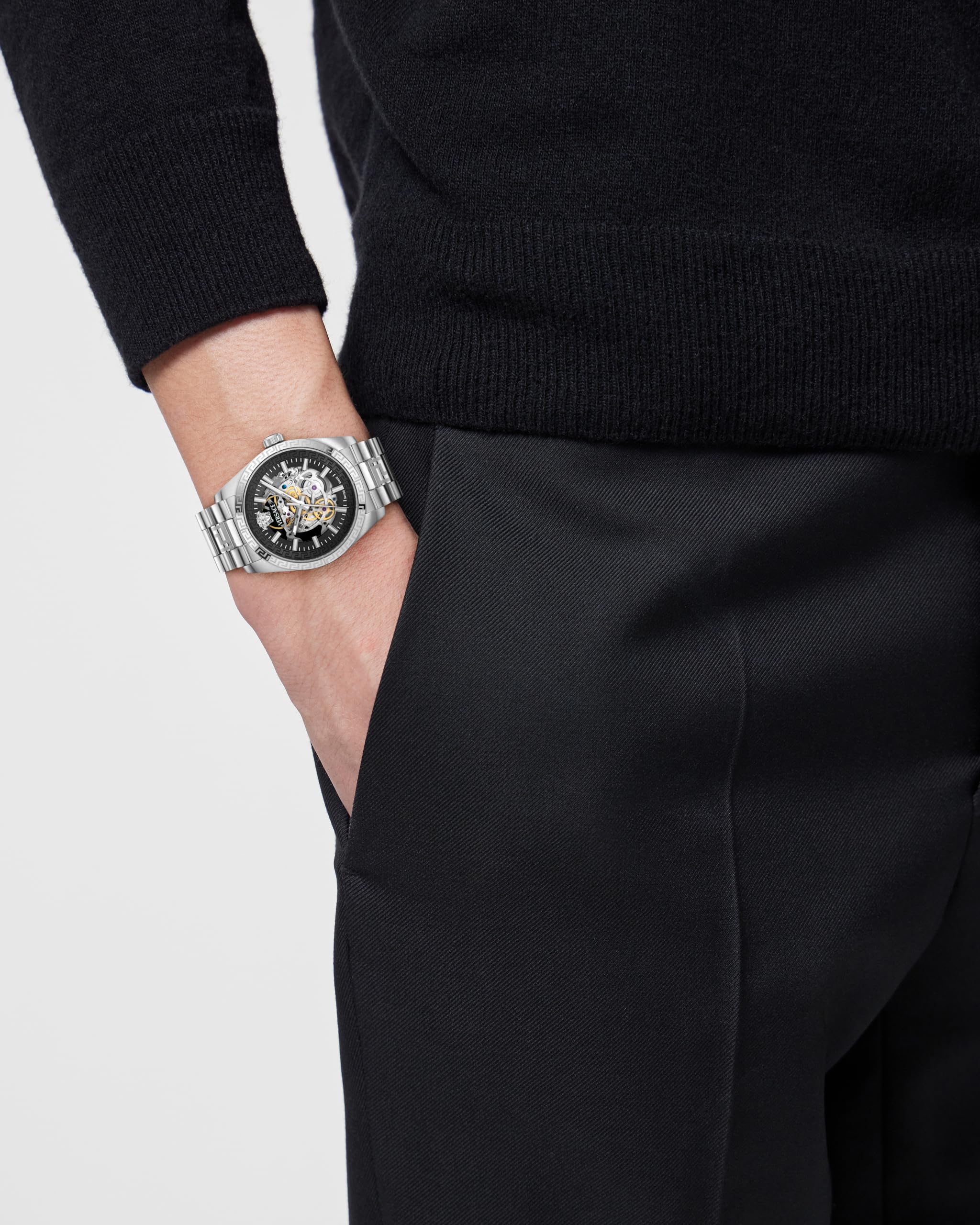 Versace Mill.Gent - Reloj de Pulsera automático analógico para Hombre