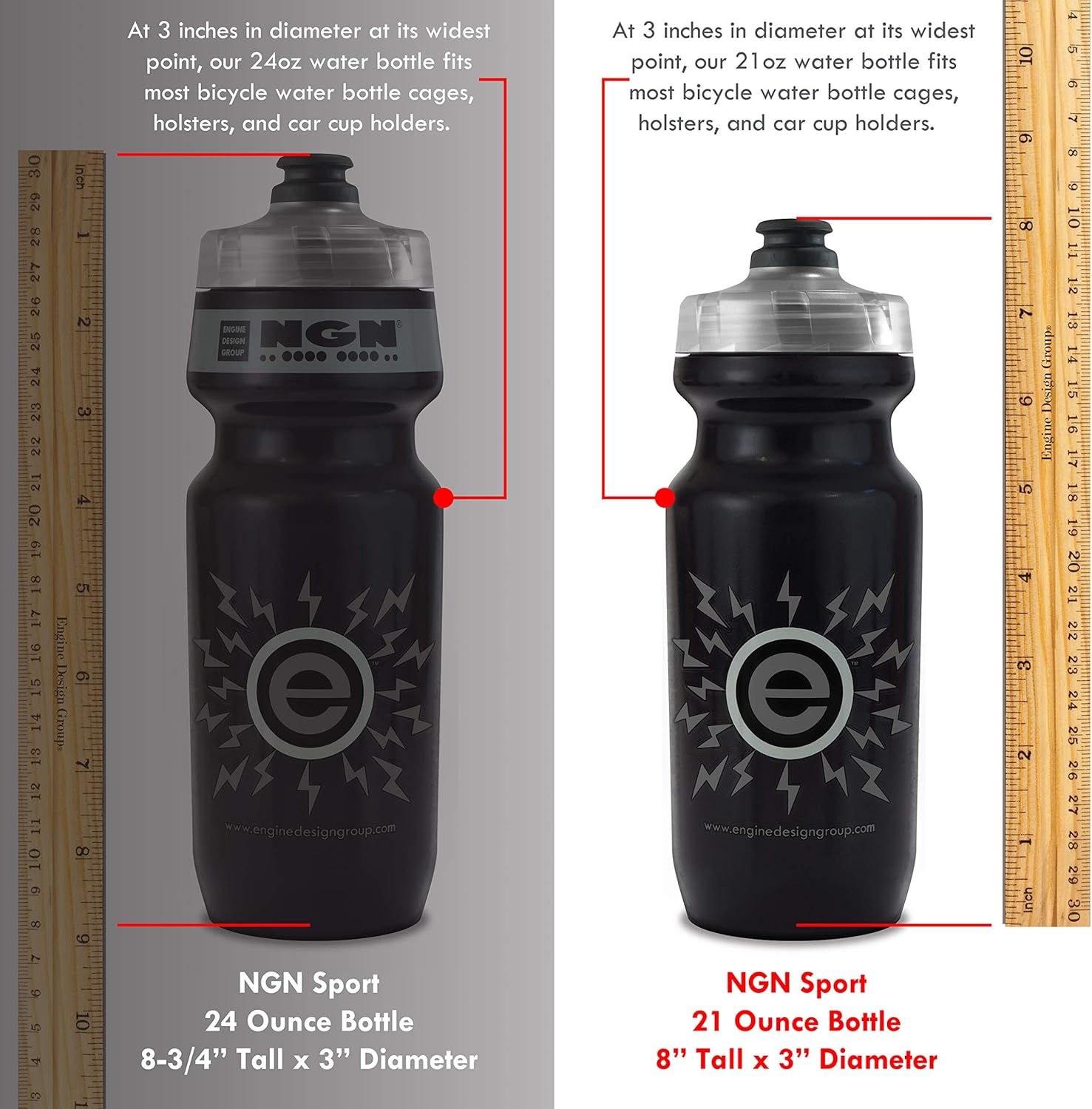 Bicycle | Bike Water Bottle for Triathlon, MTB, and Road Cycling by Specialized Bikes - 21 oz (2-Pack)