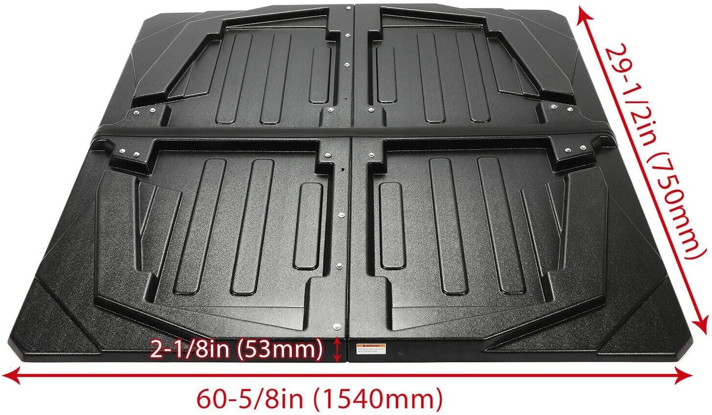 Hard Top 4-pc Roof 4010 Trans Included Front Rear Upper BAP11007 HHT4PRFKM34T2