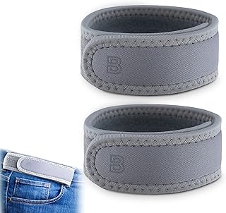 Pro for Men and Women Elastic No Buckle Invisible Belt Patented Metal Free TSA Soft Adjustable Side Tactical Belt