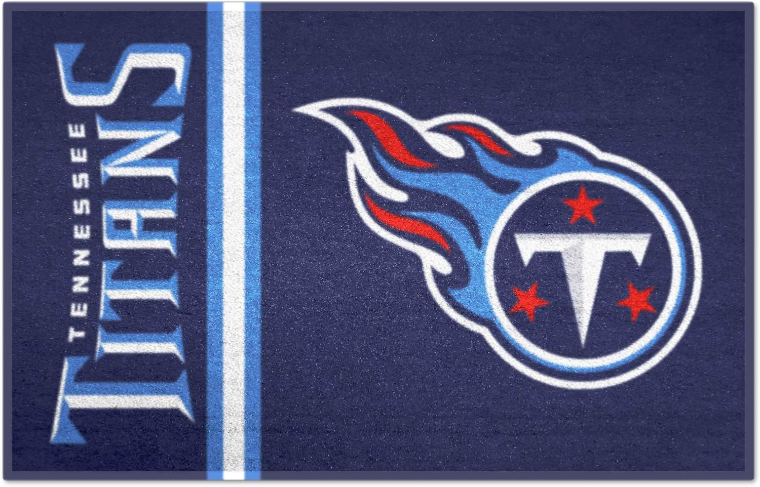 FANMATS - 8239 NFL Tennessee Titans Nylon Face Starter Rug 19"x30"