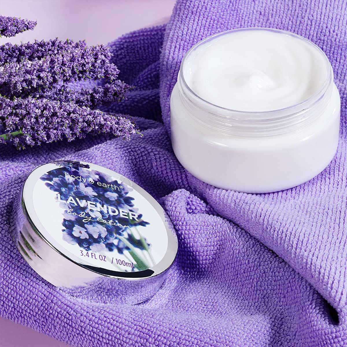 Lavanda Regalo Donna Set da Bagno 7 Pezzi, Regalo Donna Compleanno, Regalo Festa Della Mamma, Confezione Idee Regalo Donna