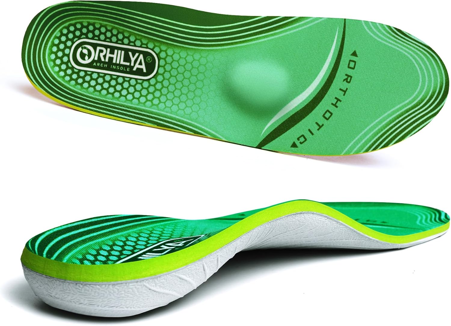 220lbs+ High Arch Support Insert Plantar Fasciitis Relief Metatarsal Pain Orthotic Insole for Men