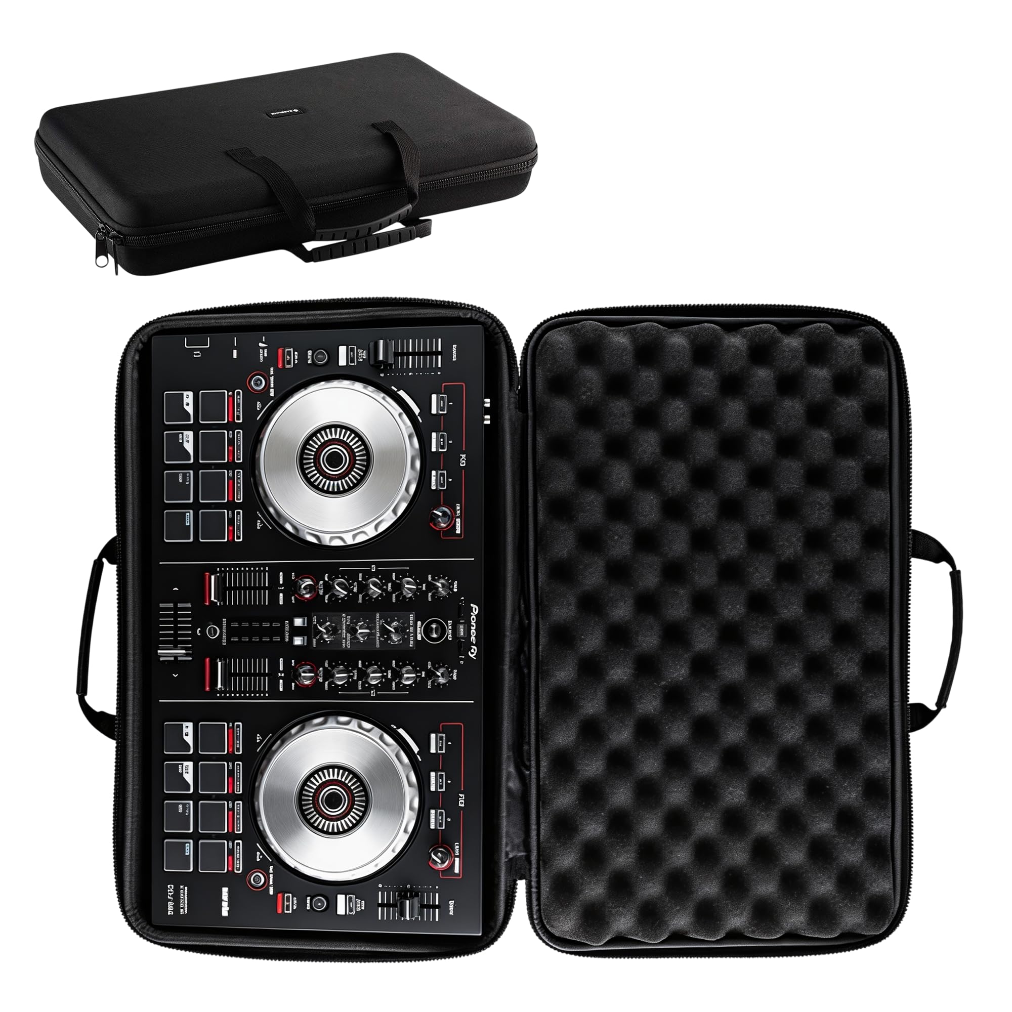 caseling Funda rígida para Controlador de DJ Pioneer DJ DDJ-SB2, Black, Compacto