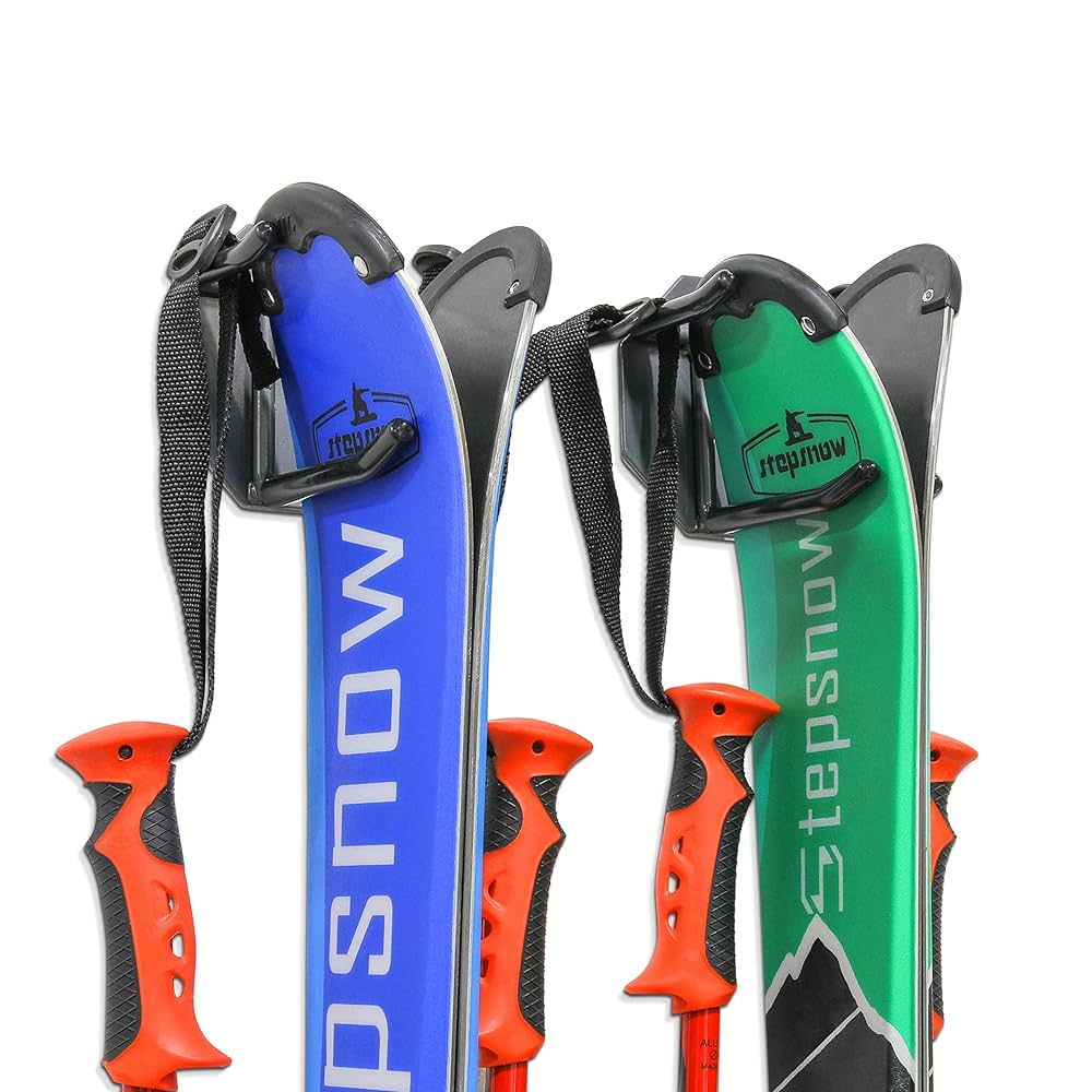 Ski Wall Rack, 5 Pairs Of Snowboard Wall Storage Rack, Home And Garage