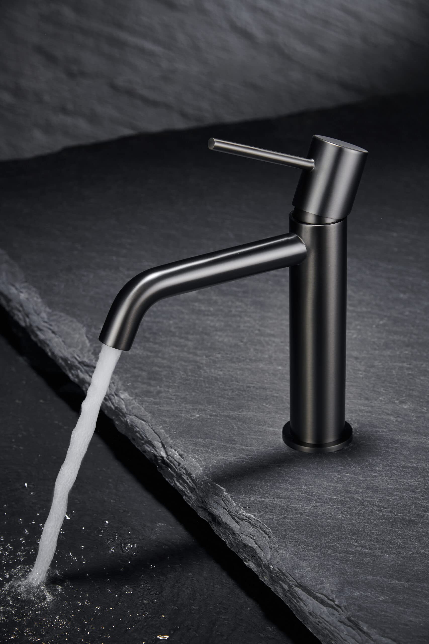 IMEX BDM039-1BGM MONZA Grifo Monomando Lavabo Black Gun Metal