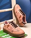 JM LOOKS Women’s Casual Sneakers | Cute Teddy Bear Embroidered Lace-Up Shoes with Chunky Sole - White gallery image