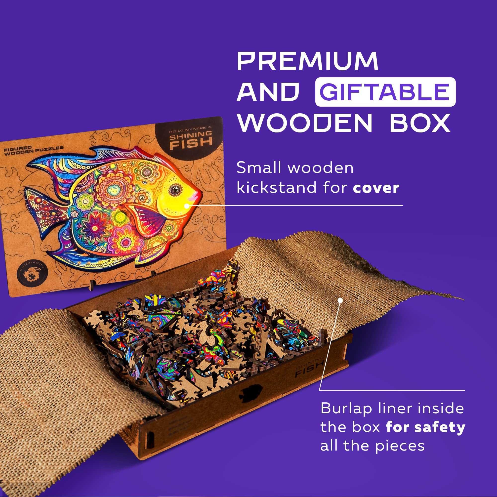 Unidragon Wooden Puzzle Jigsaw, Best 