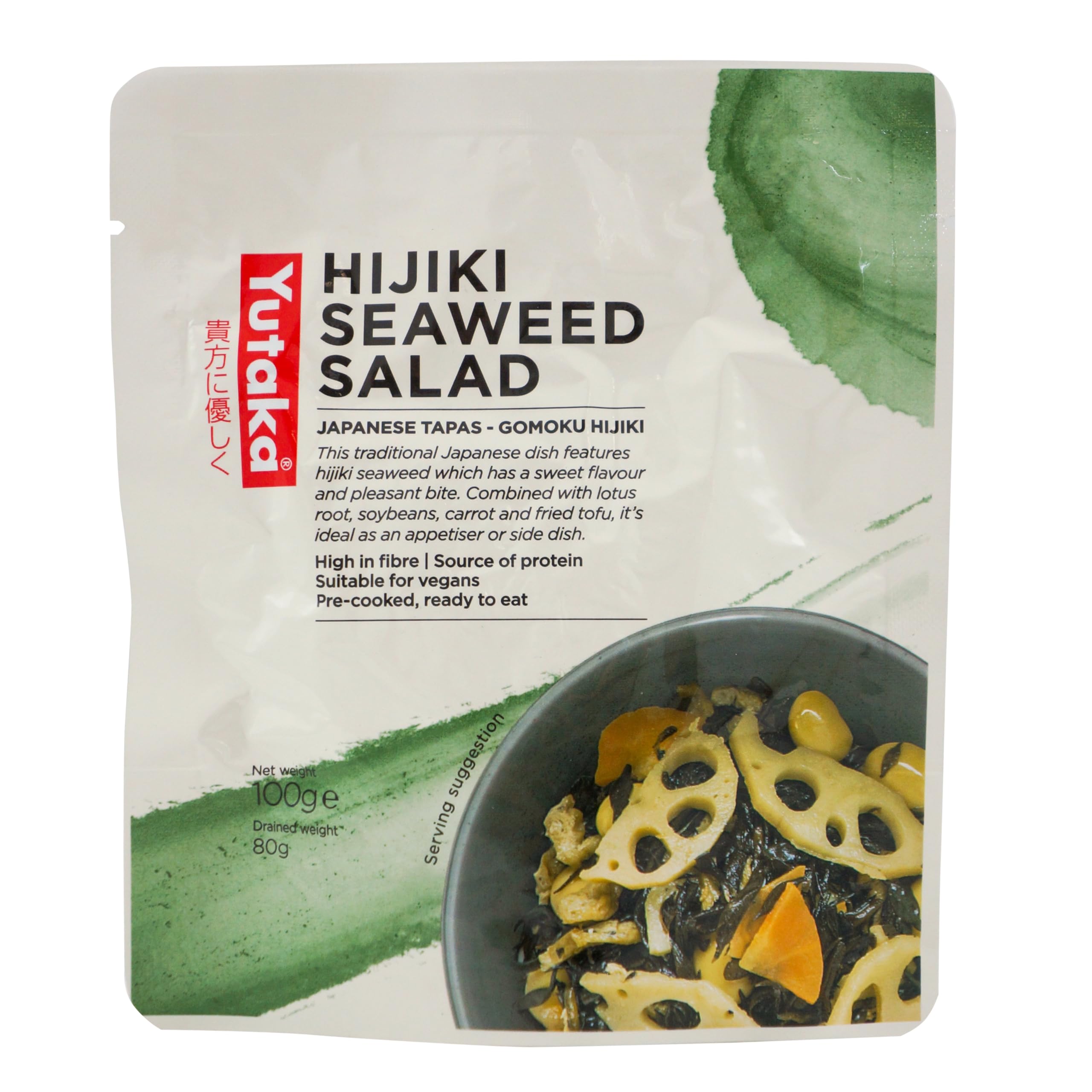 Yutaka Hijiki Seaweed Salad 100g | Dried Authentic Japanese Hijiki Seaweed | High in Fibre & Minerals | Perfect for Salads & Soups | Vegan & Gluten-Free