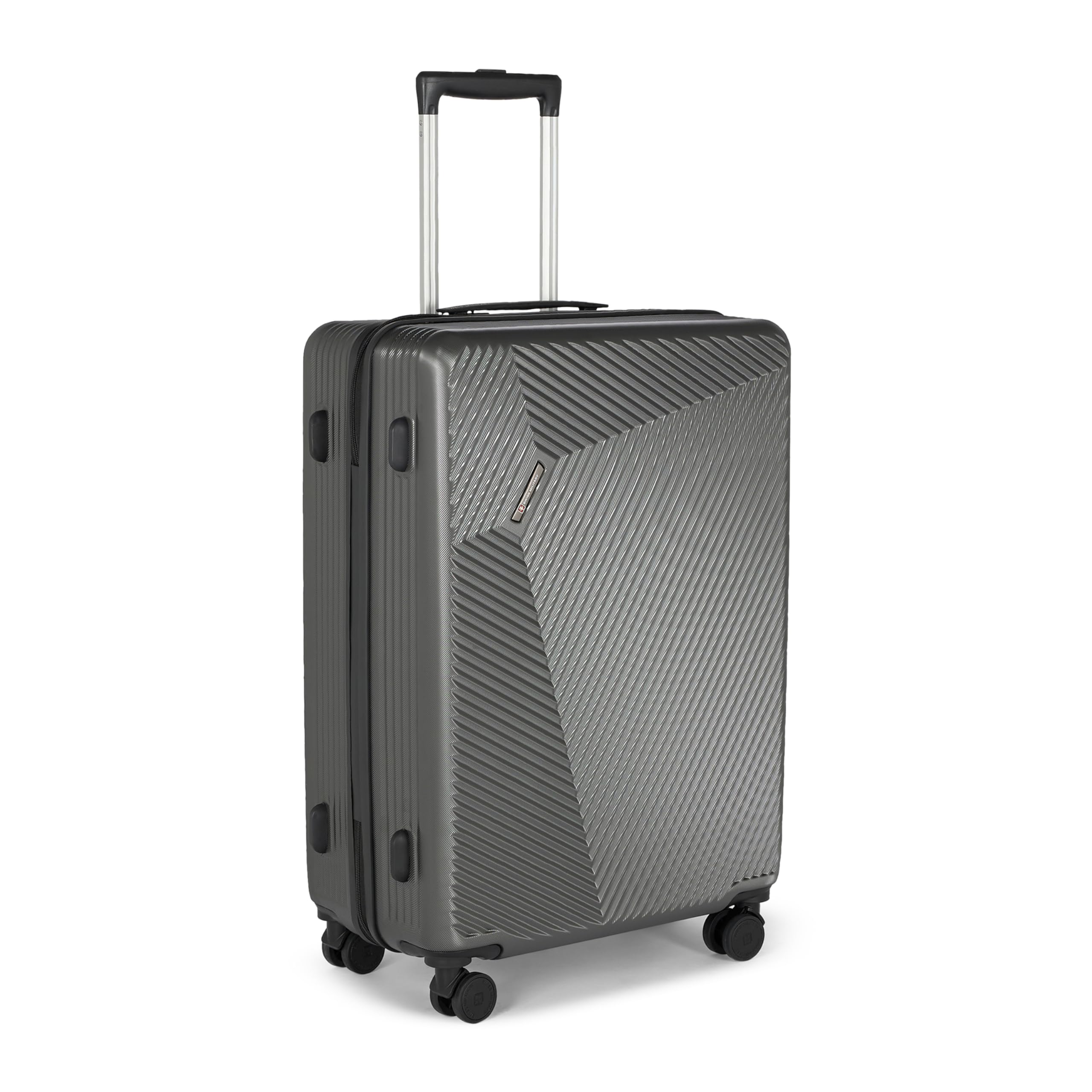 Lithane Hard Trolley Luggage (79cm), 100% Polycarbonate Cabin Check-in Suitcase, Lightweight Suitcase with 360° Wheels, Travel Trolley Bags, Cabin Luggage (143L)-Grey-image-19