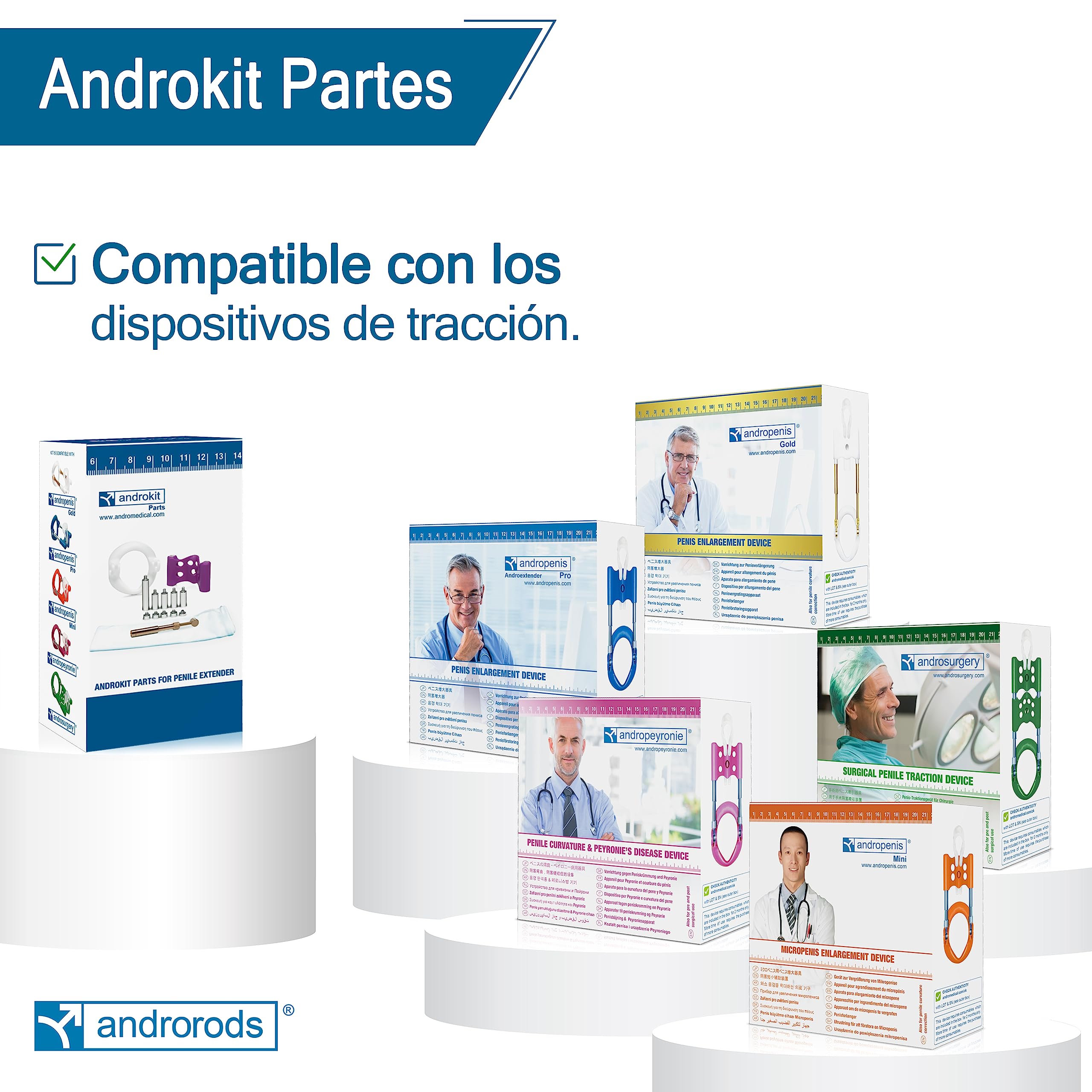 Androkit Parts de Andromedical | Repuestos y accesorios para Andropenis o Andropeyronie o Androsurgery