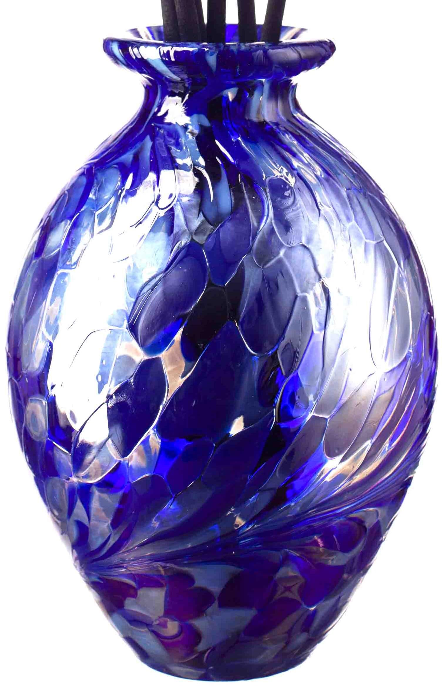 September Birthstone Coloured Mouth Blown Glass Bud Vase Reed Diffuser