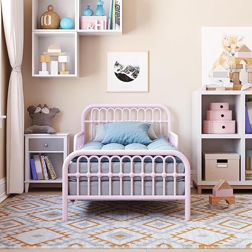 Miniatura 2 de Little Seeds Monarch Hill Ivy - Cama infantil de metal, color rosa