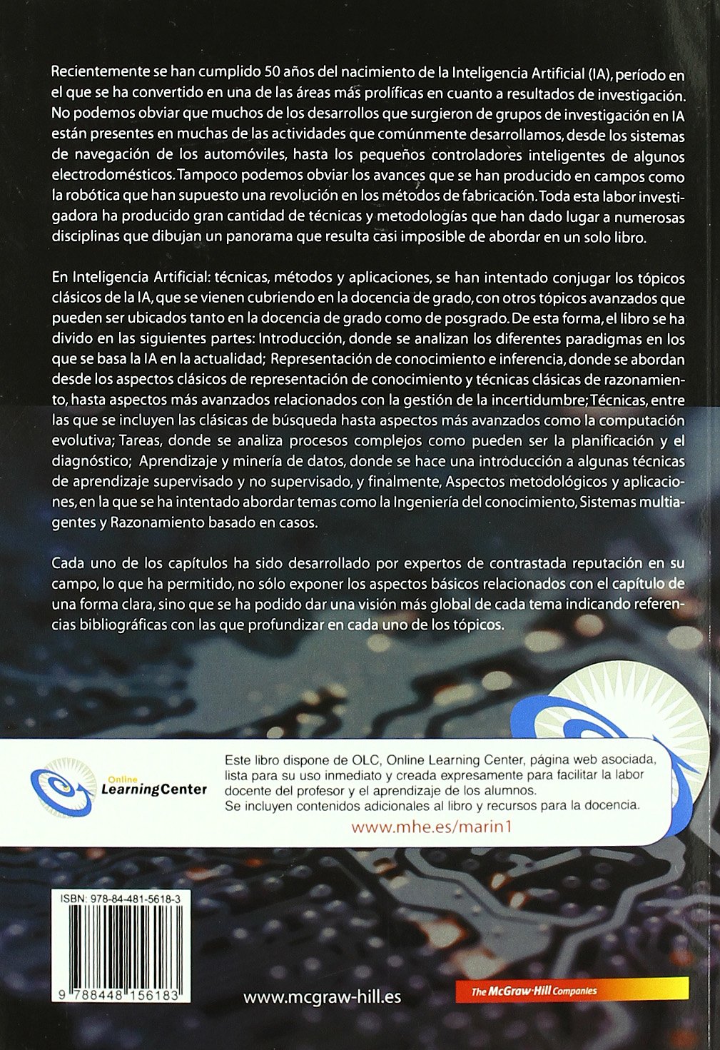 Inteligencia artificial. Tecnicas - 9788448156183