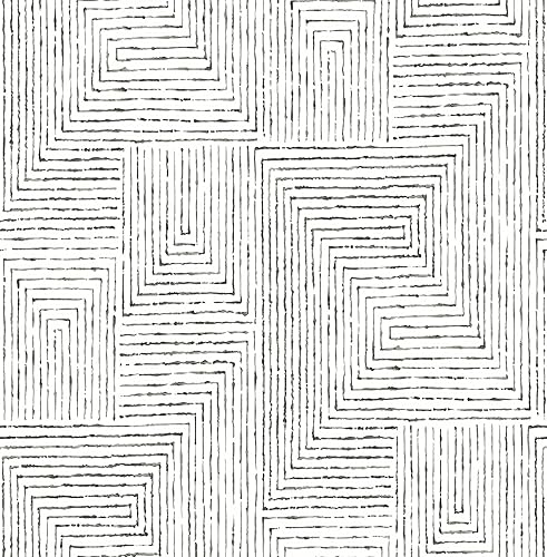 Miniatura 5 de Scott Living 2964-25954 Merritt Green Geometric Papel pintado