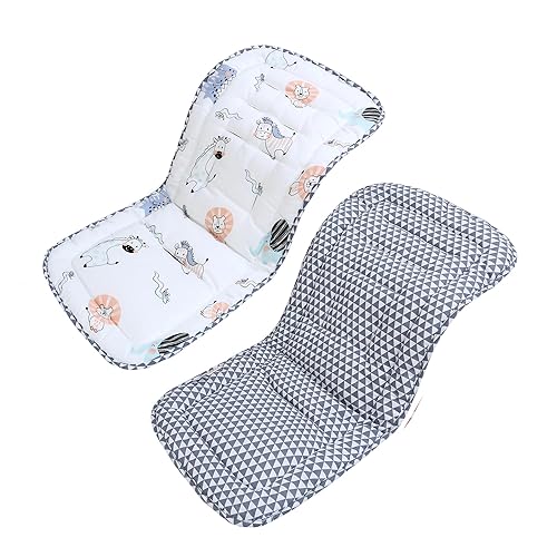 Miniatura 9 de Cojín para cochecito de bebé, inserto para asiento de coche infantil - reversible, universal, transpirable y suave, alfombrilla para cochecito de