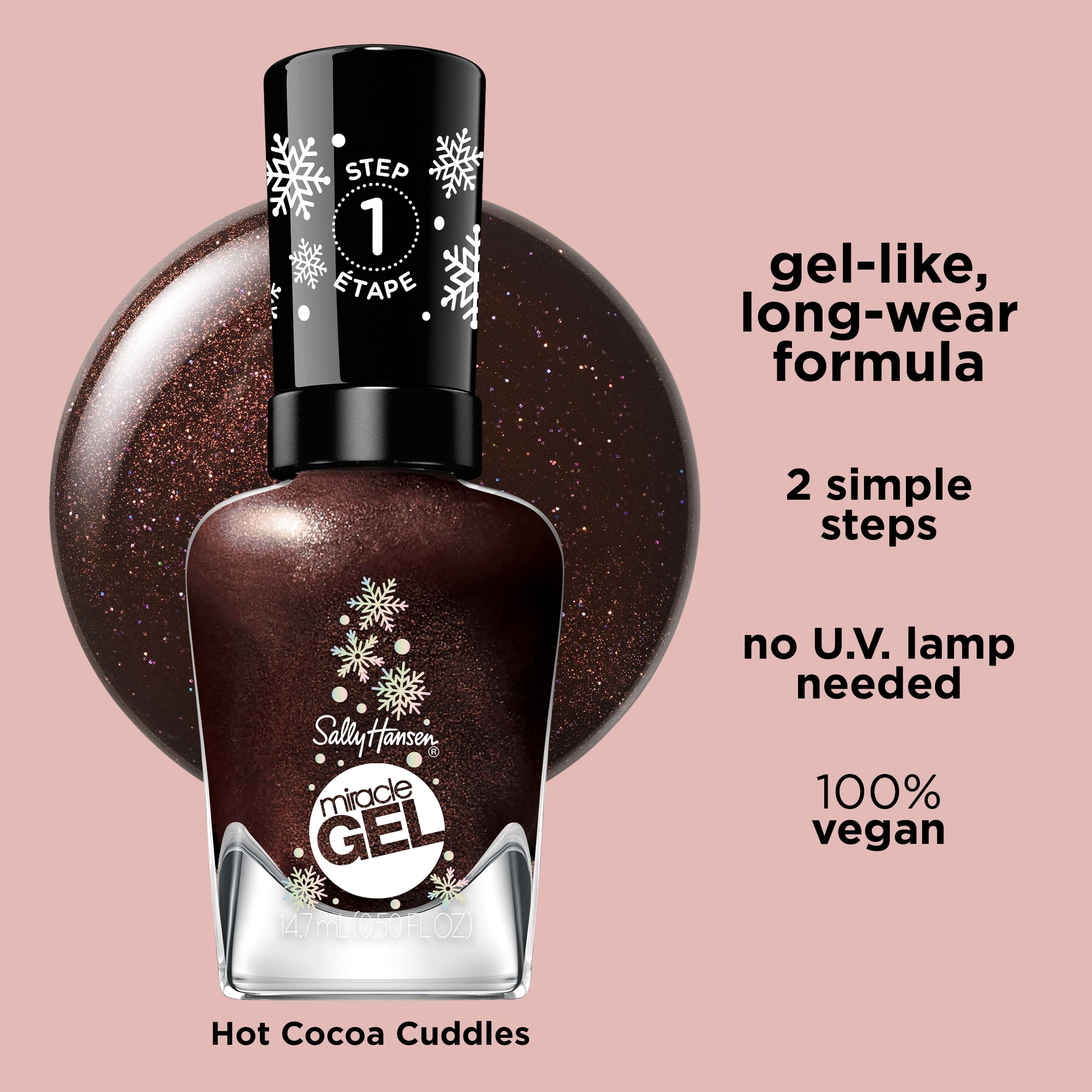 Amazon.com: Sally Hansen Miracle Gel, Hot Cocoa Cuddles, Long