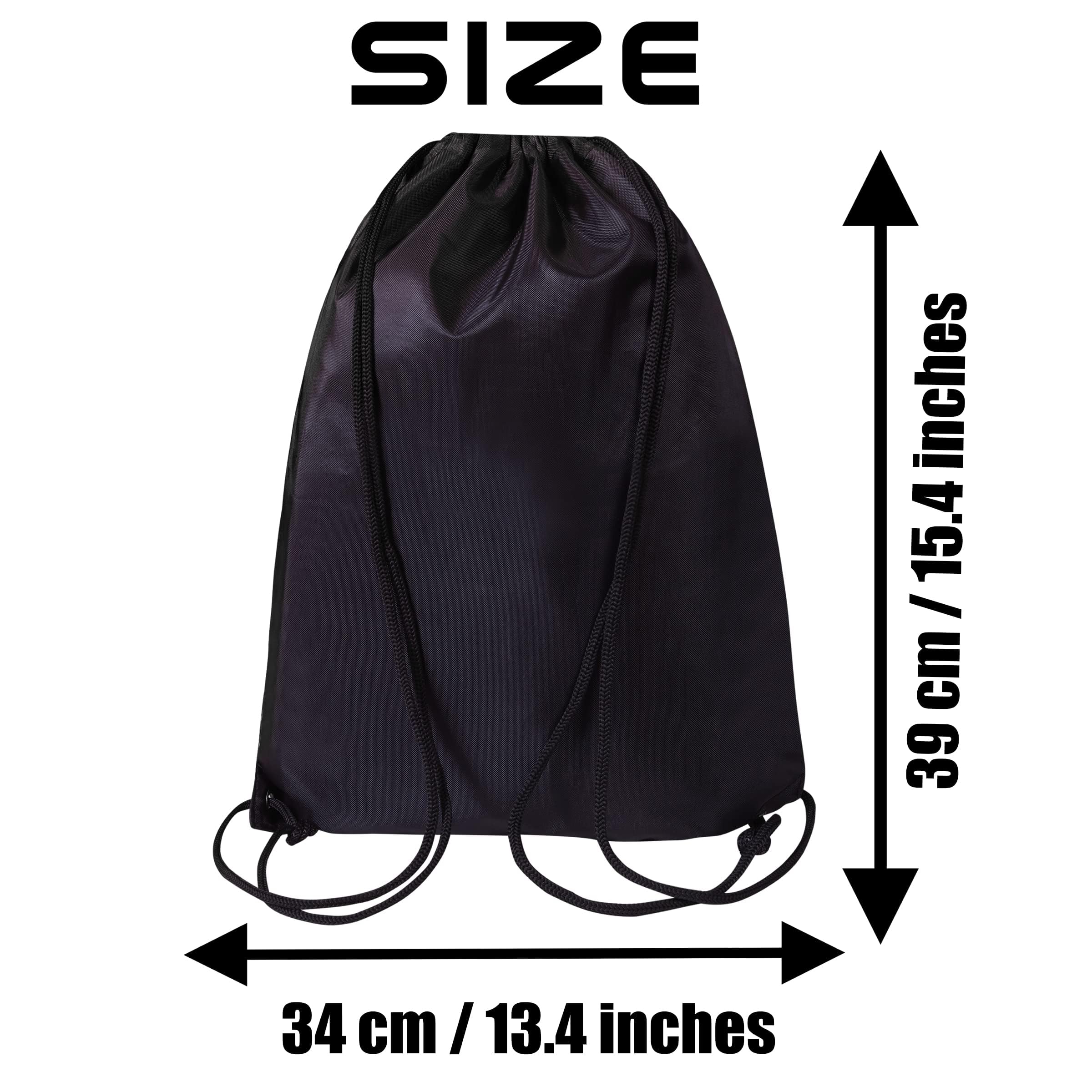Sacs de sport avec cordon de serrage Lot de 2 en polyéthylène pour homme femme voyage plage