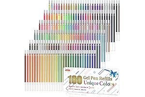 Shuttle Art 180 Colors Gel Pen Refills