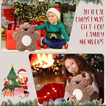 Shellwei 2 Set Christmas Pillows Decorations 17.72 Inch Soft Plush