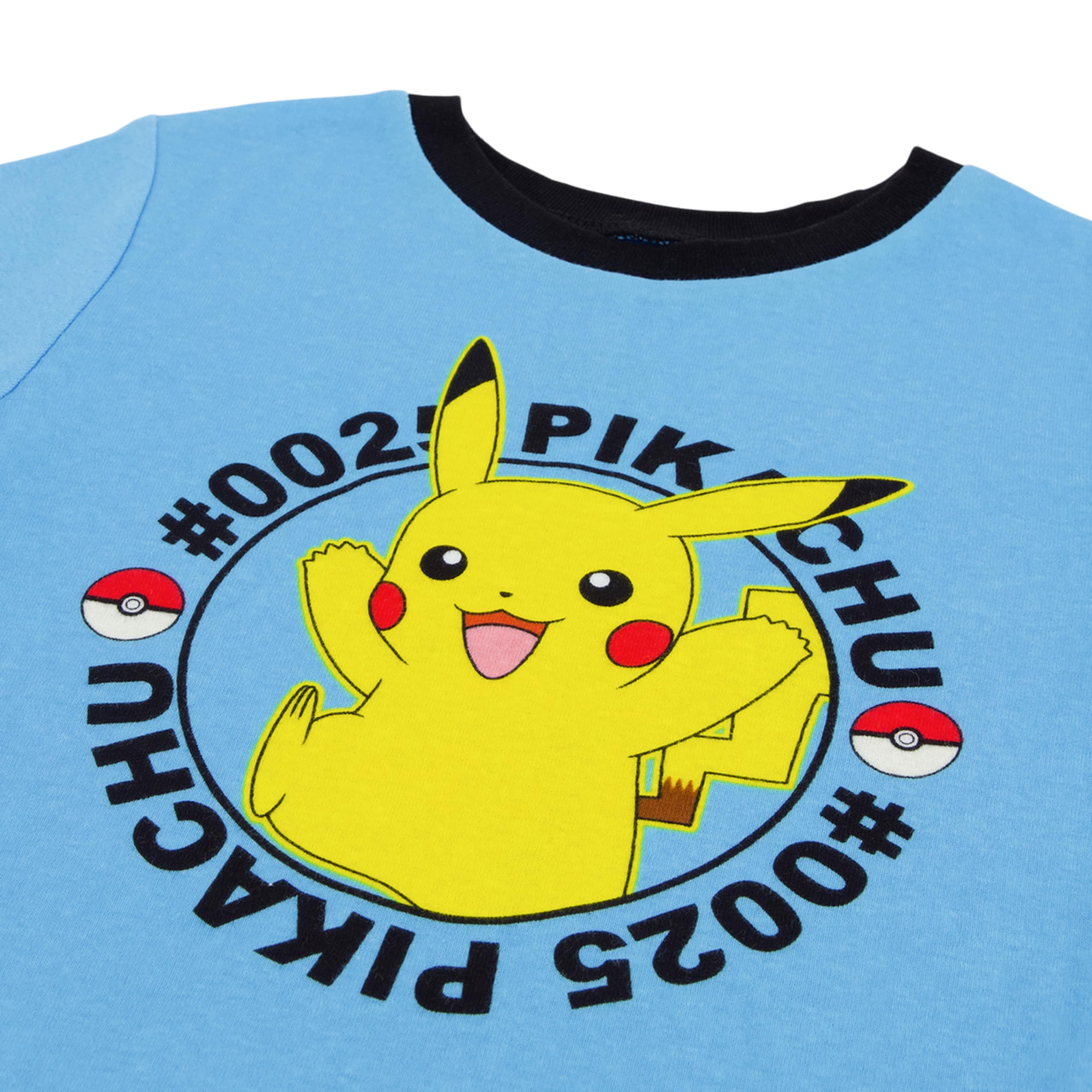 Pokémon Jungen 6-piece Snug-fit Cotton Pajama Set, Soft & Cute for Kids Pyjamaset (6er Pack)