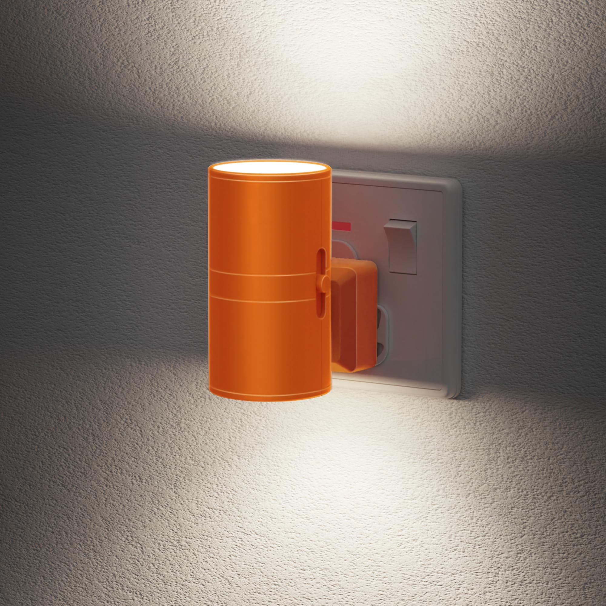 JandCase Night Light, Night Light Plug in Wall, Dusk to Dawn Sensor, Dimmable Nightlight 0-100LM, 6000K Cool White, Plug in Nightlight for Hallway, Bedroom, Stairs, Bathroom — image 1