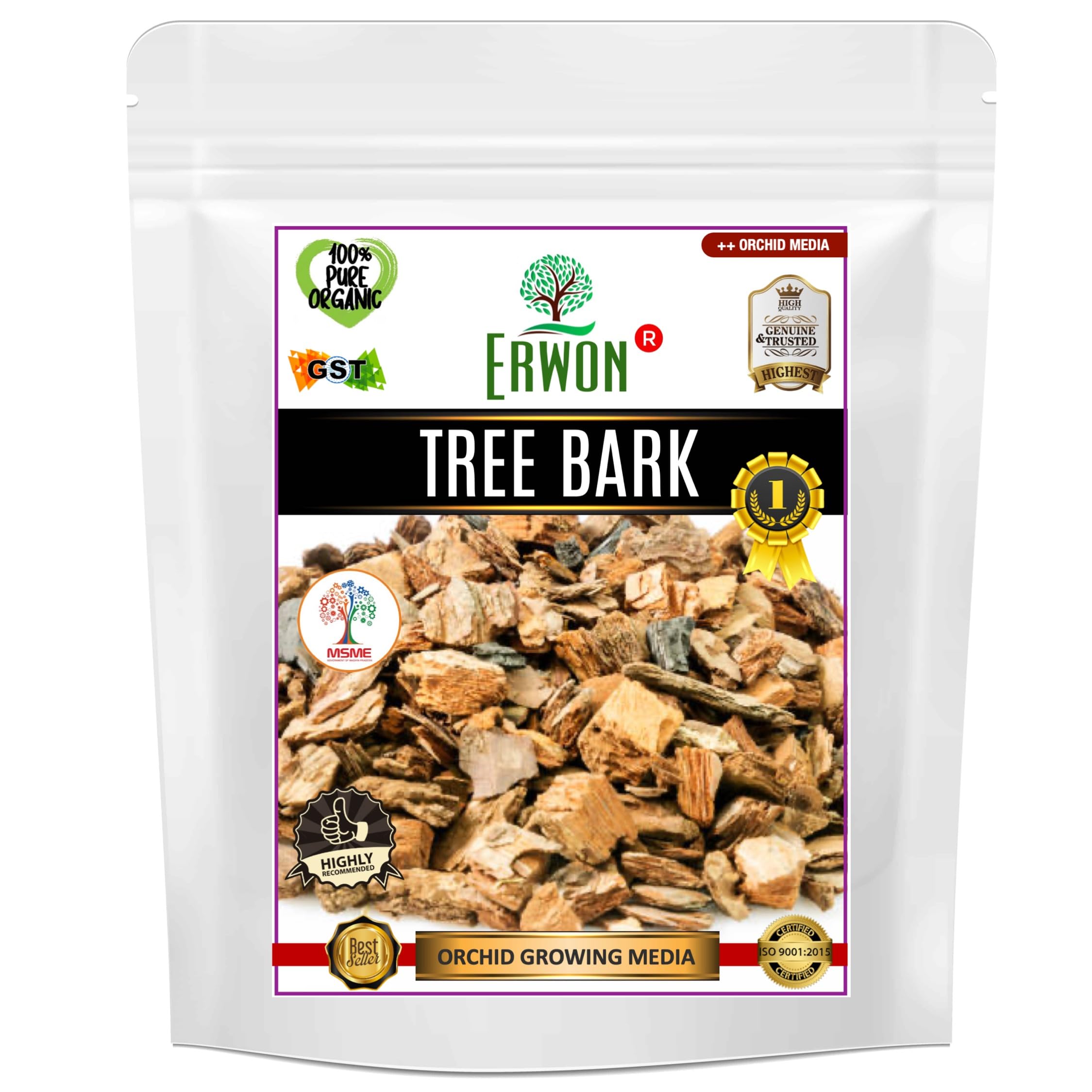 Erwon® Tree Bark for Orchid Plants, Essential Potting Mix for Orchid Growth. (900 ml) (B0CZDD7ZCR) Amazon Price History, Amazon Price Tracker