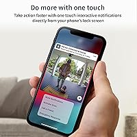 Vista 6 de Arlo Essential Wired Video Doorbell - HD Video, 180° View, Night Vision, 2 Way Audio, DIY Installation (wiring required), Security Camera, Doorbell