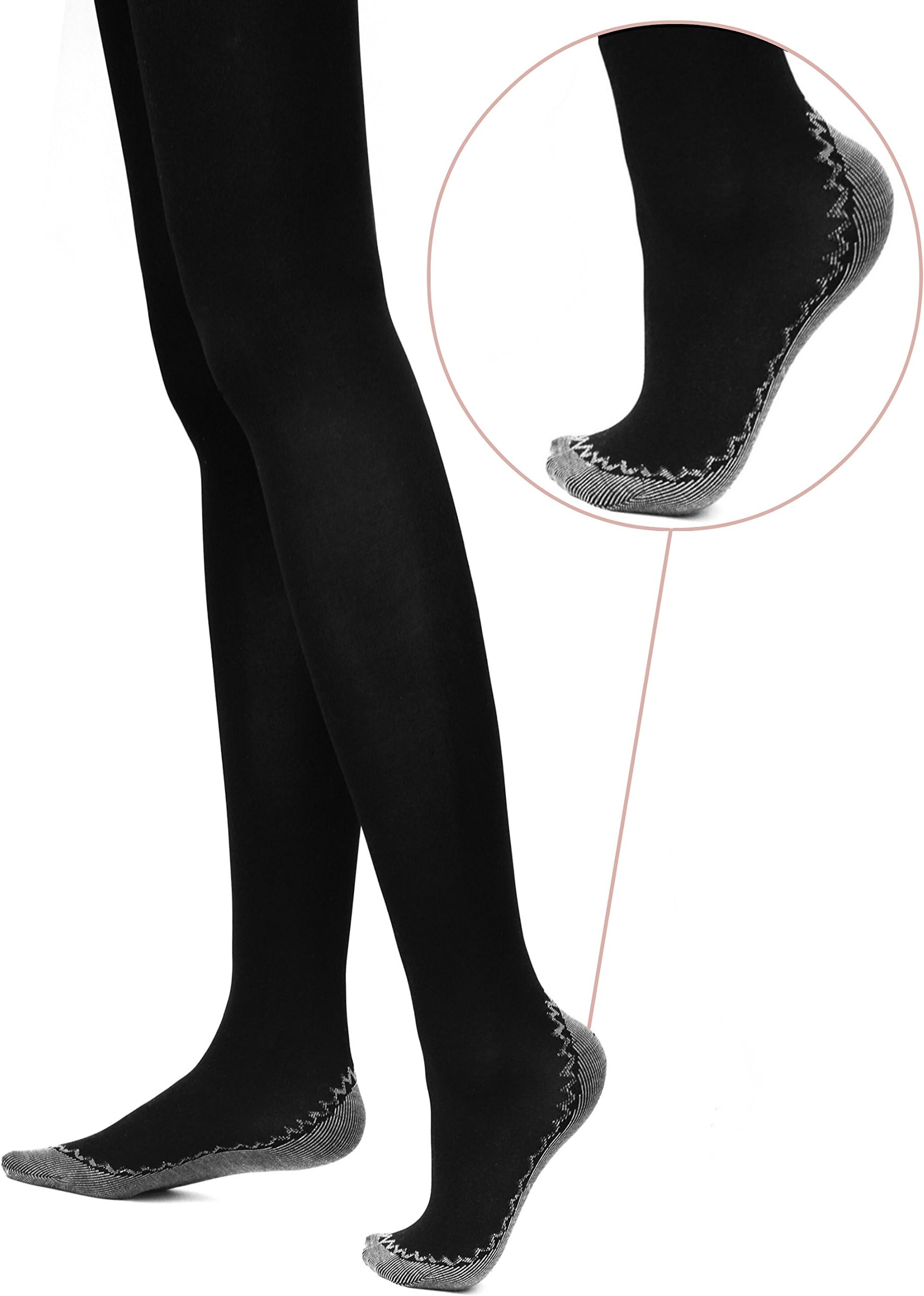 Women's Semi Opaque Solid Color Soft Footed Pantyhose Tights