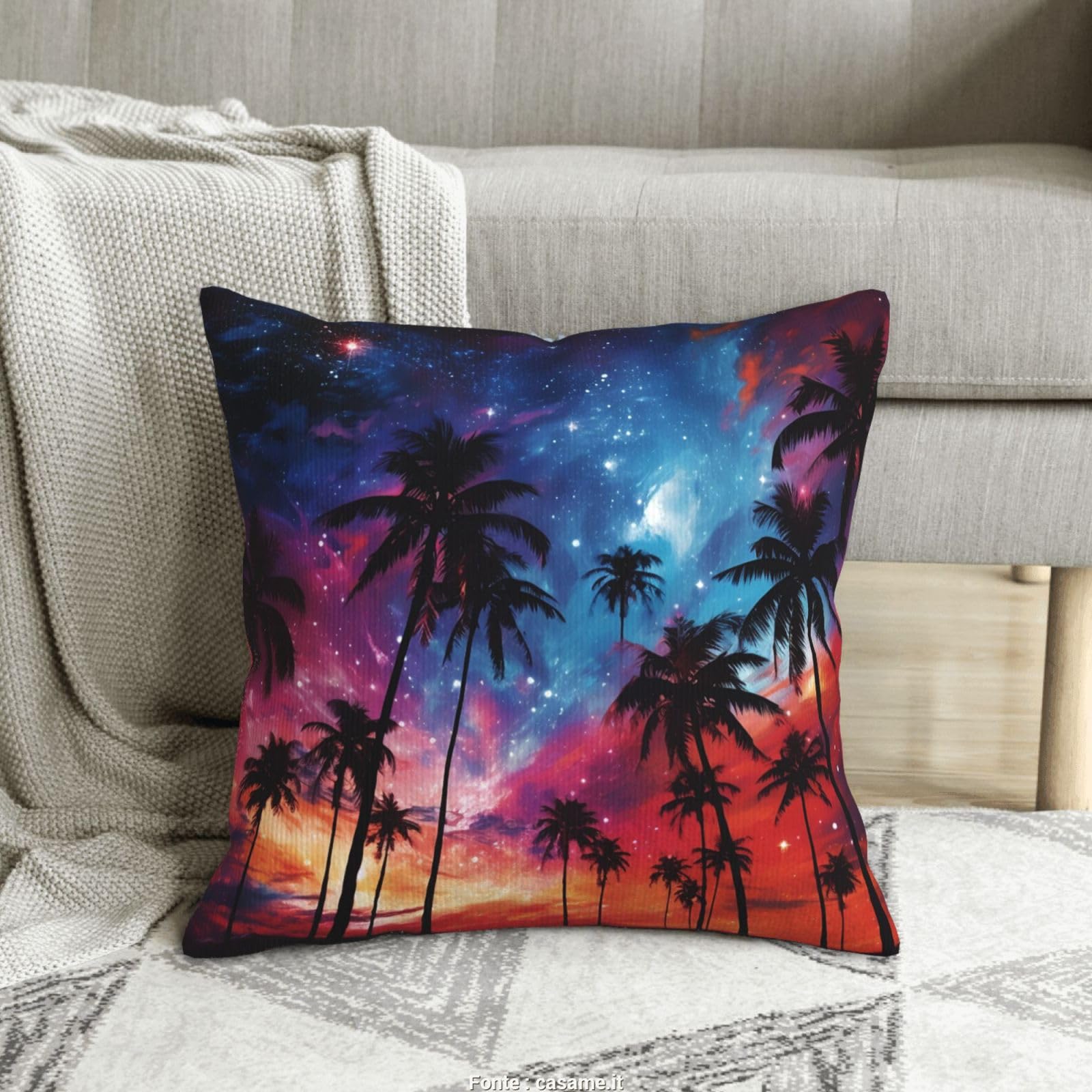 Housses de coussin en velours côtelé 51x51 cm pour la décoration du salon