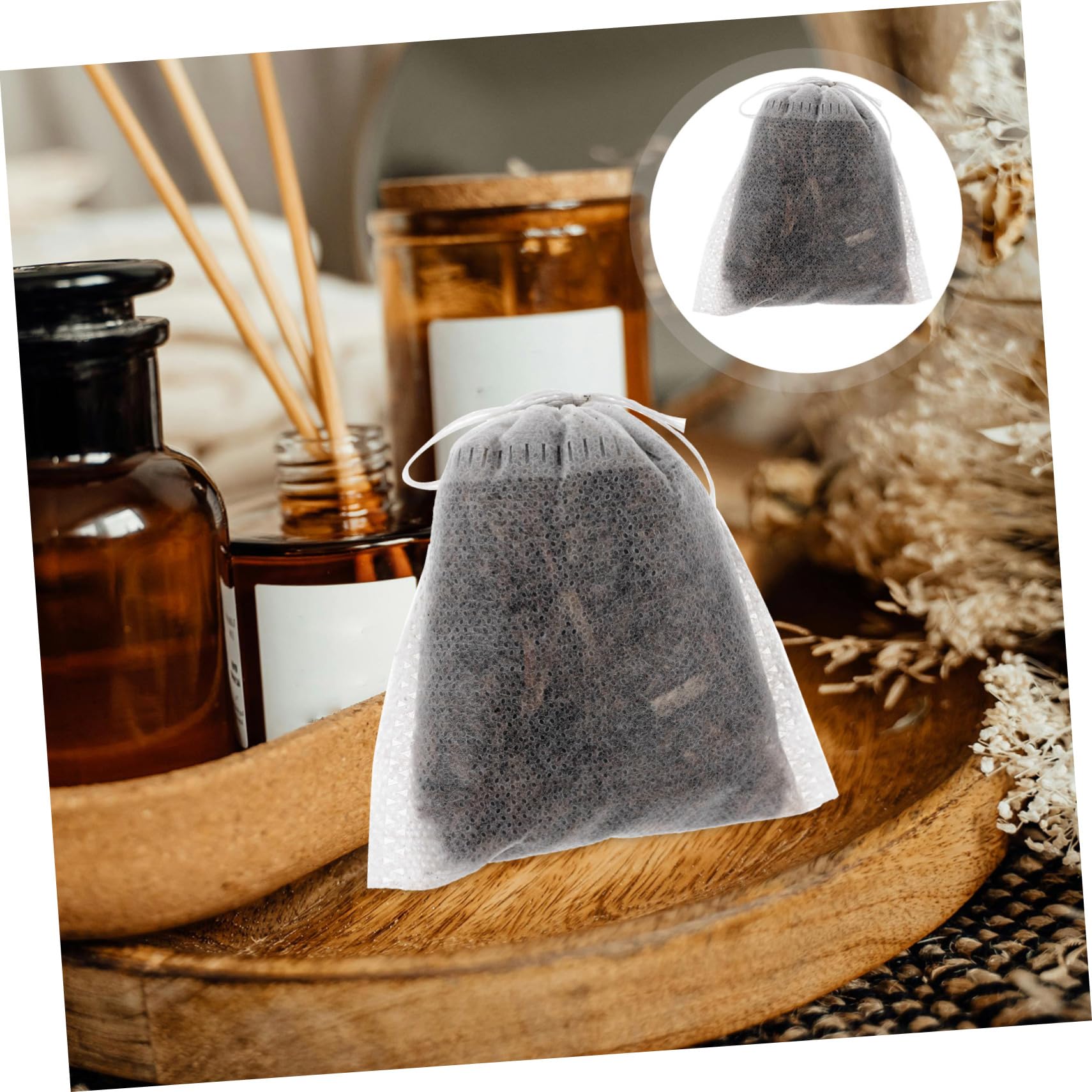 Healeved 5 Set Sacchetti Di Assenzio Armadi Sacchetti Profumati Per Guardaroba Porta Per La Casa Appesi Di Assenzio Ciondolo Portatile Portatili 10 pezzi * 5