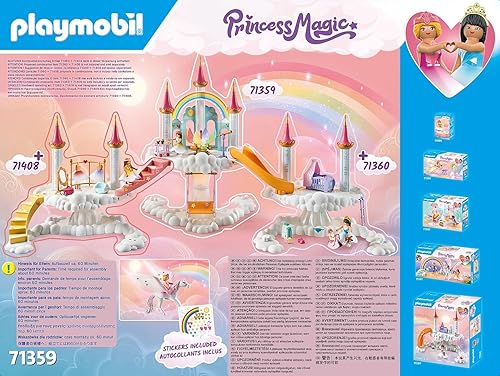 Miniatura 5 de Playmobil Castillo del arco iris en las nubes
