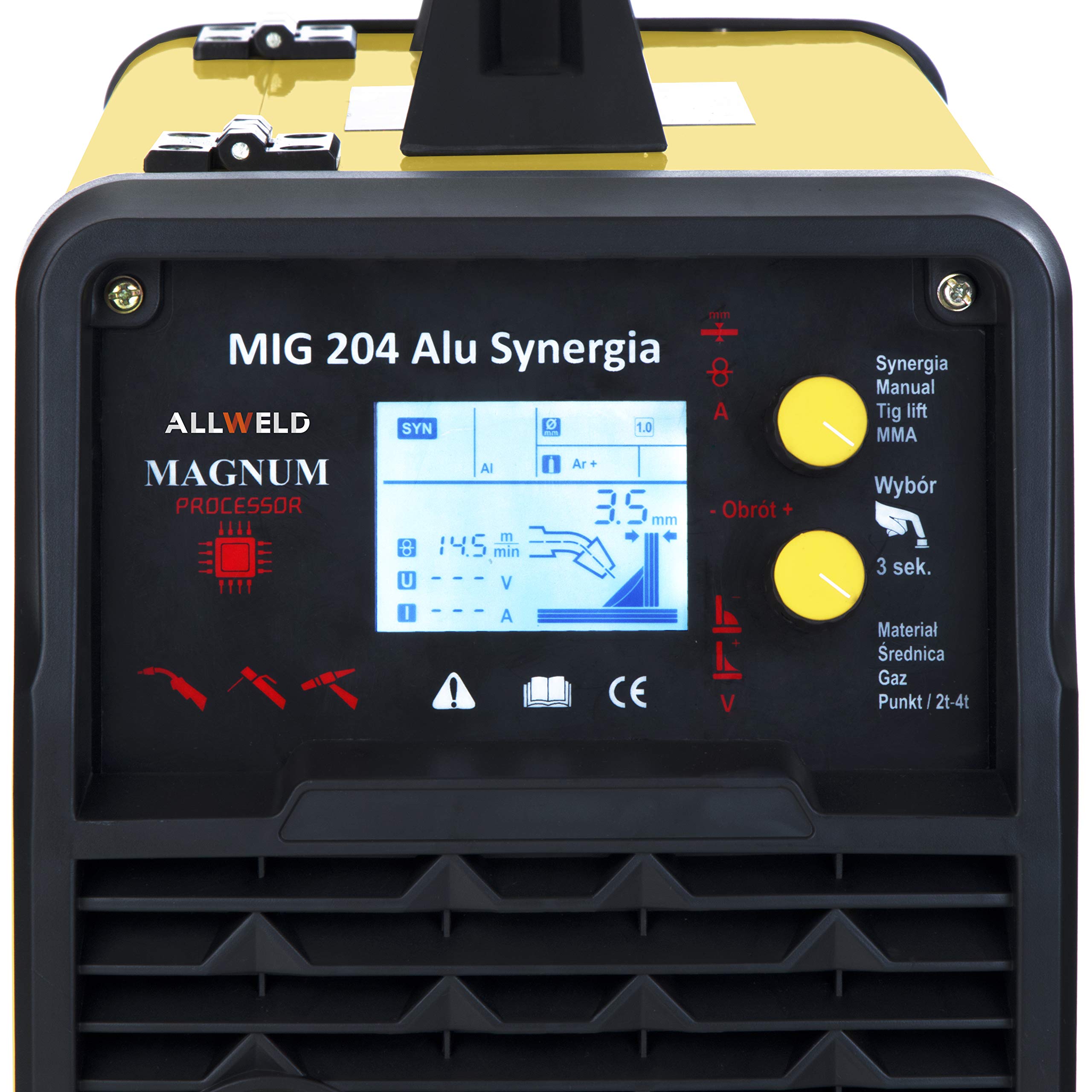MIG Welder Inverter 3 in 1 IGBT Synergy Automatic Settings Portable