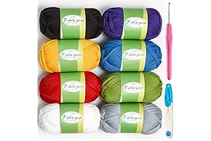 OMoiut 8Pcs T-shirt Yarn for Crocheting Projects