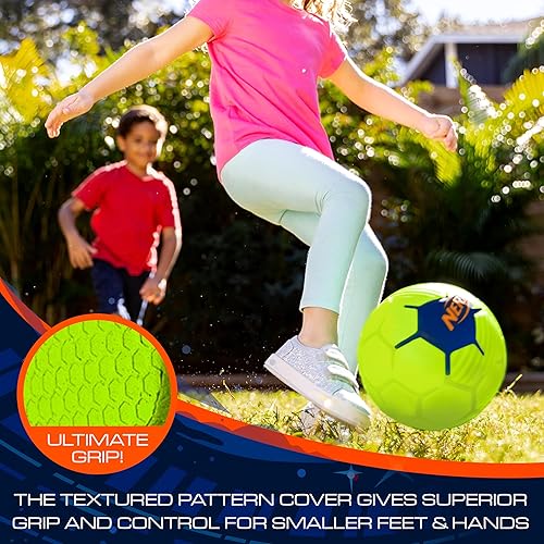 Miniatura 3 de NERF Kids Foam Mini Soccer Ball - Proshot Youth Soft Mini Foam Soccer Ball - 7" Inch NERF Indoor + Outdoor for Kids