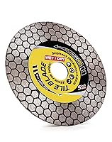 Vista 2 de Hoja de azulejos de 5" de grano fino para porcelana con diamante, hoja de corte y molienda para granito, mármol y azulejos de porcelana