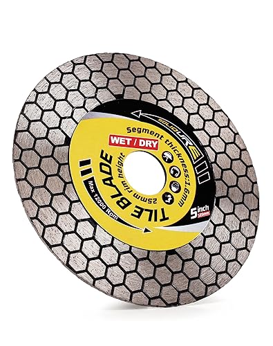 Miniatura 2 de Solidure Corte y molienda de la hoja del diamante de la porcelana de la cuchilla de la teja de pulido de 5 "para las tejas de