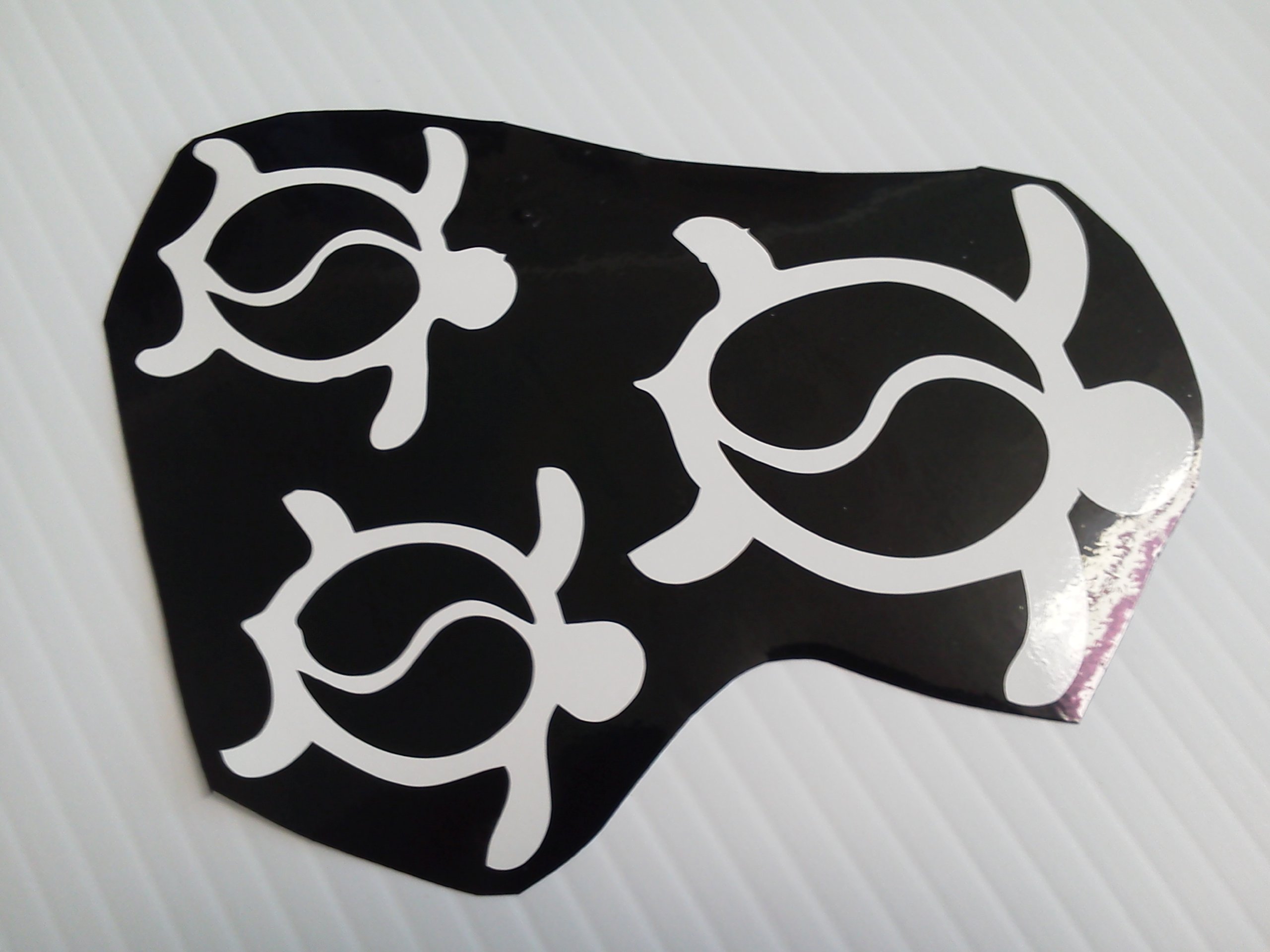 Turtles (Sticker is Only All White, No Black !)