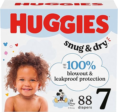 Miniatura 62 de Huggies Pañales de tamaño 4, pañales para bebé Snug & Dry, talla 4 (22-37 libras), 30 unidades, el embalaje puede variar