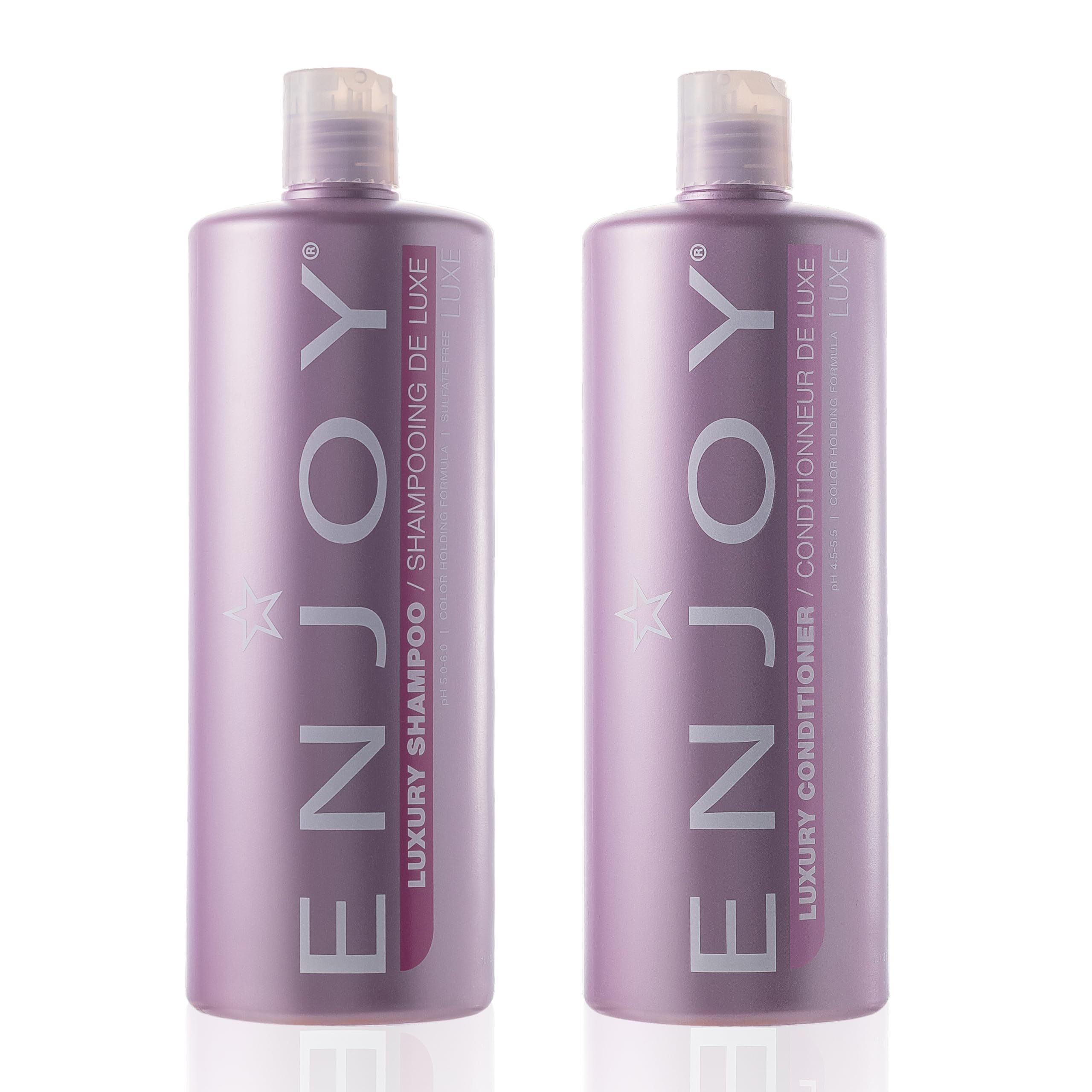 Luxury Shampoo & Conditioner- Eliminates Frizz Cleansing Moisturizing Smoothing - Sulfate Free For Thick Coarse or Curly Hair (33.8 Fl Oz)